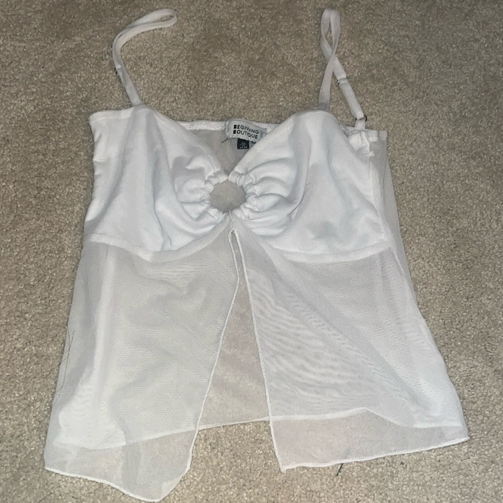 Beginning boutique tank top